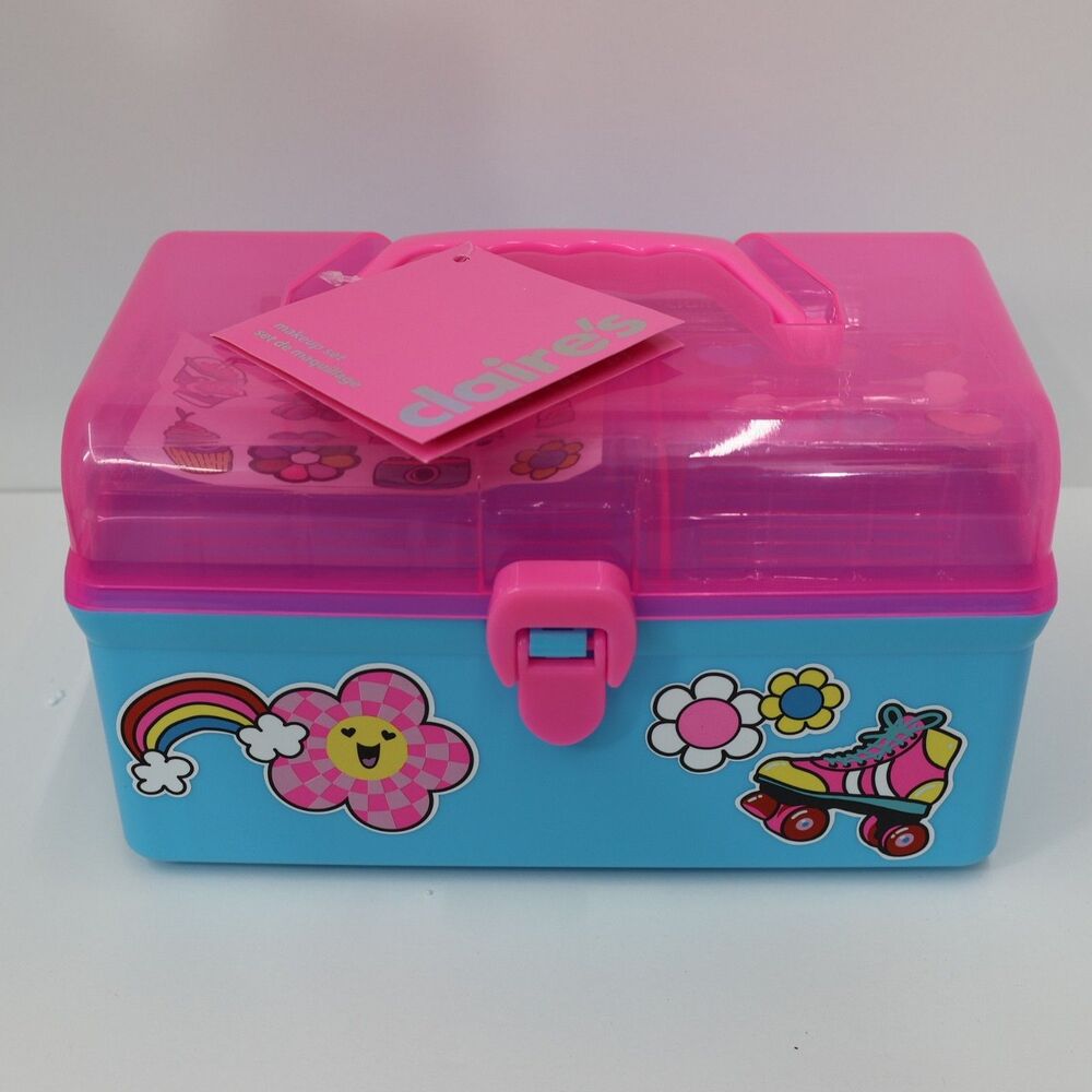 Claire's Gift Set Bundle Eyeshadow Makeup, Lip Gloss & Stickers